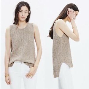Beige Madewell Sweater Vest